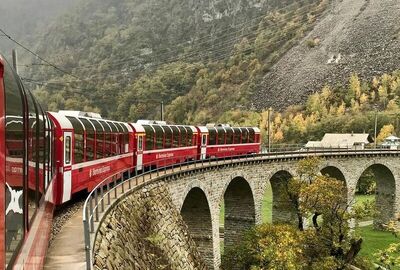 İZMİR`DEN BERNİNA EXPRESS ILE BİR AVRUPA MASALI TURU Türk Hava Yolları Özel Seferi ile 6 gece